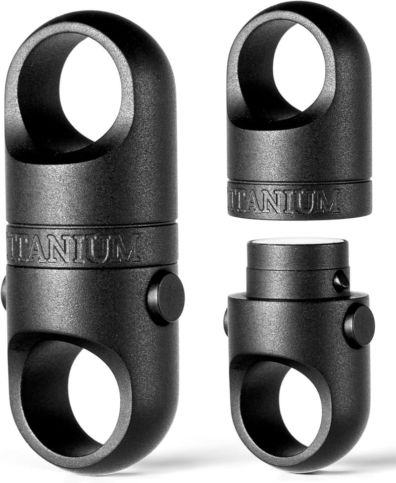FEGVE Magnetic Quick Release Keychain – One-Hand Detachable Magnet Connector with Secure Lock for Valet & EDC Use - Image 1
